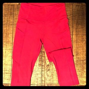 Lululemon Fast and Free Crop II “25  Size 4